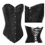 Premium Classic Fashion Tapestry Brocade Bodice Overbust Corset