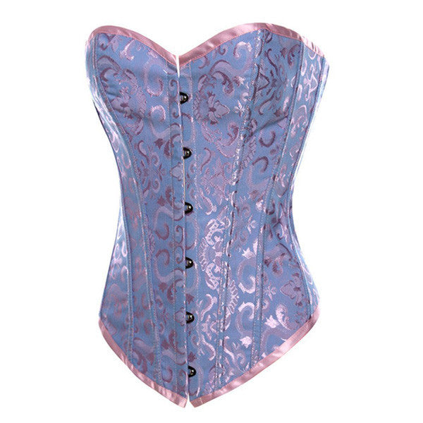 Premium Classic Fashion Tapestry Brocade Bodice Overbust Corset