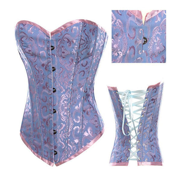 Premium Classic Fashion Tapestry Brocade Bodice Overbust Corset