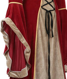 Renaissance Halloween Costume Women Medieval Dress Velvet Queen Dresses