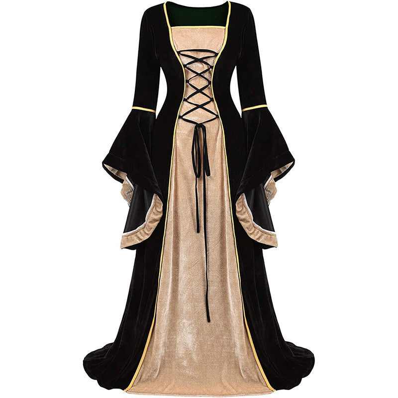 Renaissance Halloween Costume Women Medieval Dress Velvet Queen Dresse – Hiipps Renaissance Halloween Costume Women Medieval Dress Velvet Queen Dresse – Hiipps