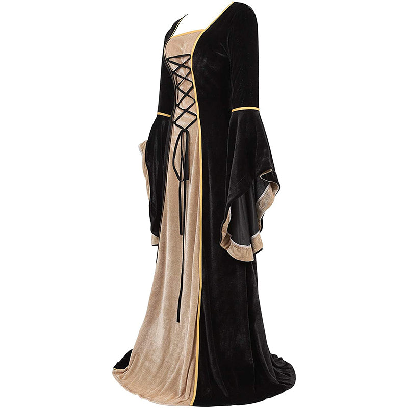 Renaissance Halloween Costume Women Medieval Dress Velvet Queen Dresse Hiipps Renaissance Halloween Costume Women Medieval Dress Velvet Queen Dresse Hiipps