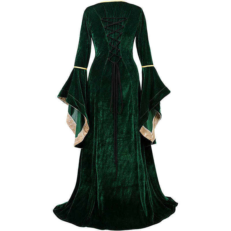 Renaissance Halloween Costume Women Medieval Dress Velvet Queen Dresse Hiipps Renaissance Halloween Costume Women Medieval Dress Velvet Queen Dresse Hiipps