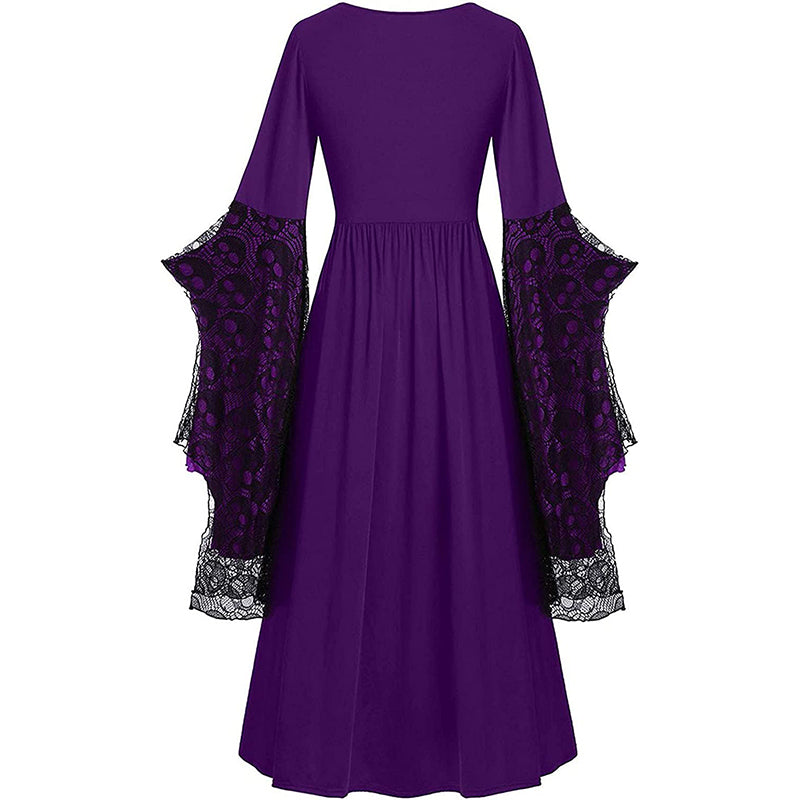 medieval dress purple Stained Blackberry Kirtle L Princesses of the Dark Ages will find themselves at home in our Stained Blackberry Kirtle Dress Purple Renaissance Dresses Plus Size