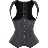 Renaissance Steampunk Halloween Victorian Underbust Corsets Vest