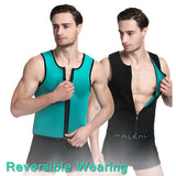 Waist Trainer For Men Reversible Neoprene Shapewear Workout Suit