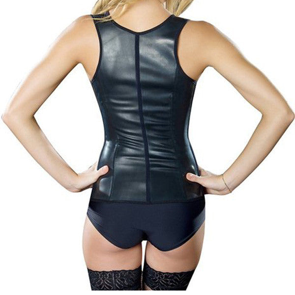 Sexy Latex Waist Trainer With Straps Shapewear Corsets Fajas Colombianas