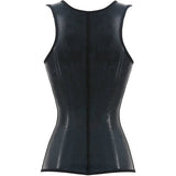 Sexy Latex Waist Trainer With Straps Shapewear Corsets Fajas Colombianas