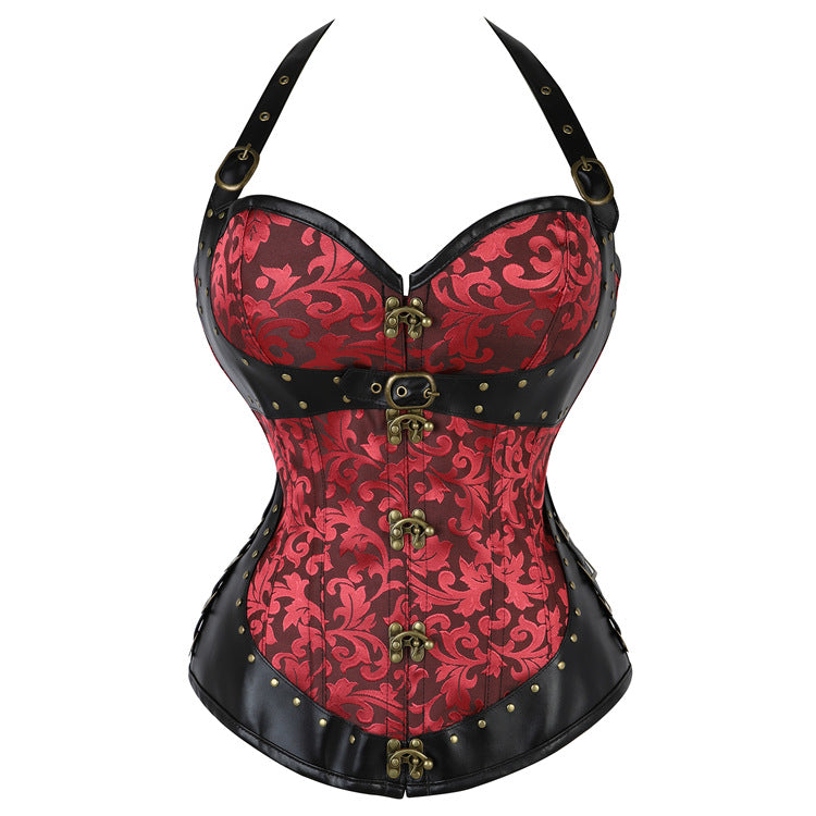 Steampunk Steel Boned Gothic Overbust Corsets