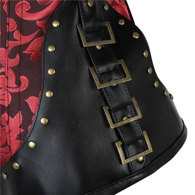 Steampunk Steel Boned Gothic Overbust Corsets