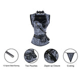 Steampunk Brocade Jacket Corset With Belt Pockets