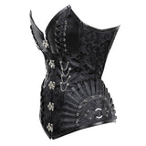 Steampunk Steel Boned Gothic Overbust  Corsets