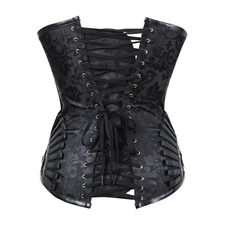 Steampunk Steel Boned Gothic Overbust  Corsets