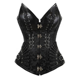Steampunk Steel Boned Gothic Overbust  Corsets