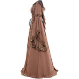 Victorian Witch Halloween Costume for Women Vampire Medieval Renaissance Dress