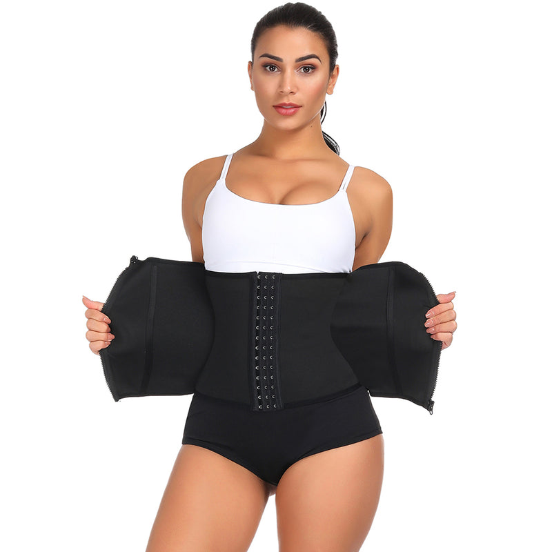 Women Waist Trainer Zipper Shapewear Corset