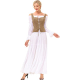 Women Pirate Renaissance Vest Cosplay Costume Peasant Bodice