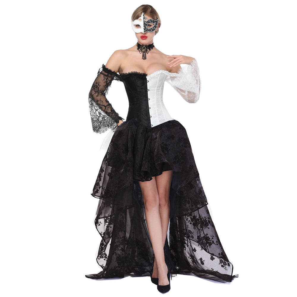 Cheap Women's Gothic Vintage Victorian Ball Gown Corset Dress-Hiipps Cheap Women's Gothic Vintage Victorian Ball Gown Corset Dress-Hiipps