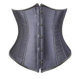 Women's Lace Up Boned Underbust Waist Trainer Corset