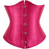 Women's Lace Up Boned Underbust Waist Trainer Corset