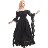 Women's Victorian Renaissance Costume Witch Medieval Wedding Dress