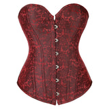 Women's Vintage Palace Body Shaper Strapless Overbust Corset