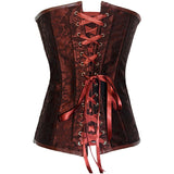 Women's Steampunk Classic Gothic Overbust Corset
