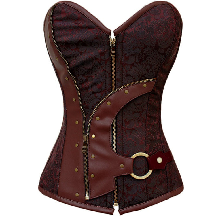 Women's Steampunk Classic Gothic Overbust Corset