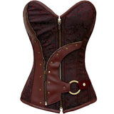 Women's Steampunk Classic Gothic Overbust Corset
