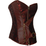 Women's Steampunk Classic Gothic Overbust Corset