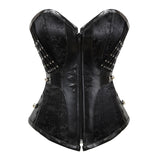 Women's Steel Boned Gothic Steampunk  Waist Corset