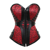 Women's Steel Boned Gothic Steampunk  Waist Corset