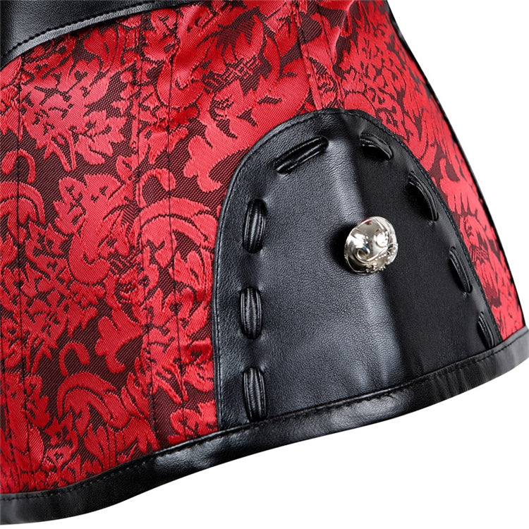 Women's Steel Boned Gothic Steampunk  Waist Corset