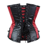 Women's Steel Boned Gothic Steampunk  Waist Corset