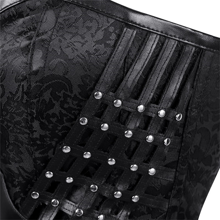 Women's Steel Boned Gothic Steampunk  Waist Corset