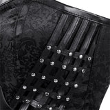 Women's Steel Boned Gothic Steampunk  Waist Corset