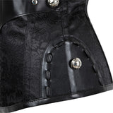 Women's Steel Boned Gothic Steampunk  Waist Corset