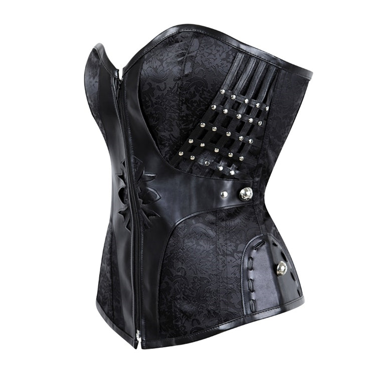 Women's Steel Boned Gothic Steampunk  Waist Corset