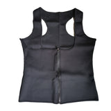 Zip Waist Cincher Vest Neoprene Sauna Suit