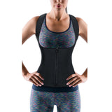 Zip Waist Cincher Vest Neoprene Sauna Suit