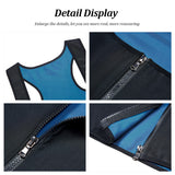 Zip Waist Cincher Vest Neoprene Sauna Suit