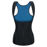 Zip Waist Cincher Vest Neoprene Sauna Suit