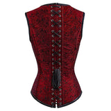 Double Buckle Straps Steampunk Corset