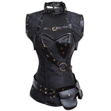 Plus Size Corsets Gothic Victorian Steampunk Costumes Outfits with Skirt