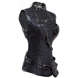 Plus Size Corsets Gothic Victorian Steampunk Costumes Outfits with Skirt