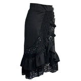 Plus Size Corsets Gothic Victorian Steampunk Costumes Outfits with Skirt