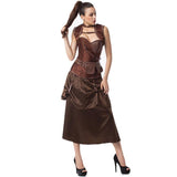 Plus Size Corsets Gothic Victorian Steampunk Costumes Outfits with Skirt