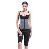 Waist Trainer Vest With Zipper Waist Girdle BodyShaper